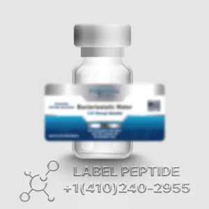Custom Logo Metallic Effect Bac Water Labels