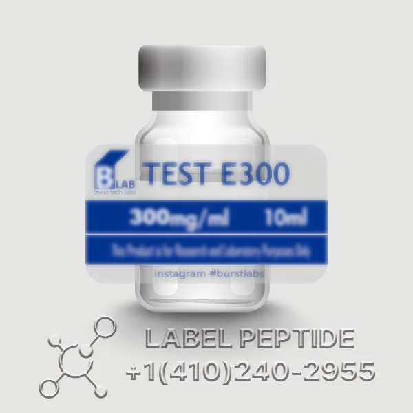 TEST E 300 vial labels