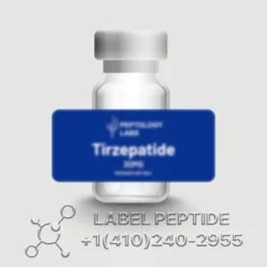 Custom Tirzepatide Peptide Vial Labels Printing
