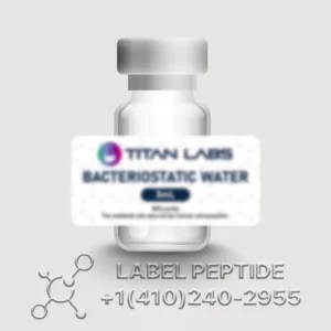 Custom Titan Labs Bacteriostatic Water 3ml Vial Labels