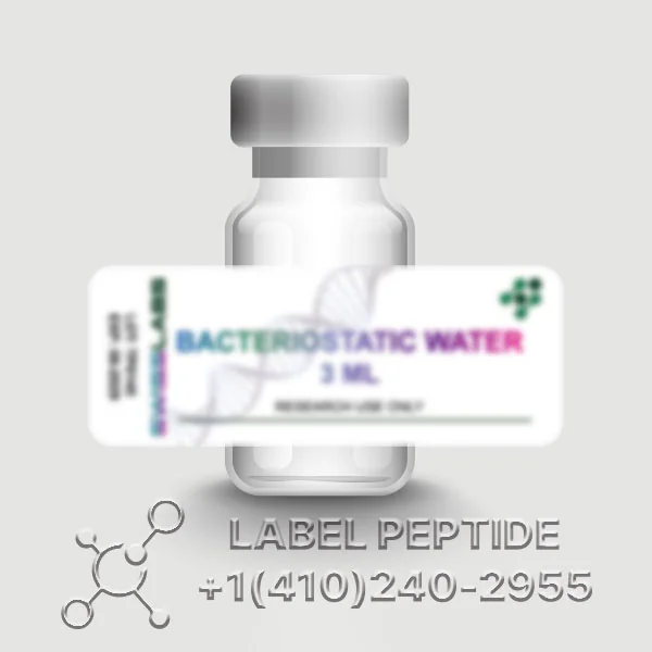 Bacteriostatic Water Label for 3ml