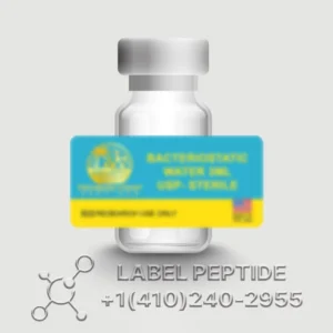 Pharm grade Bacteriostatic Water 3ml Custom Vial Labels